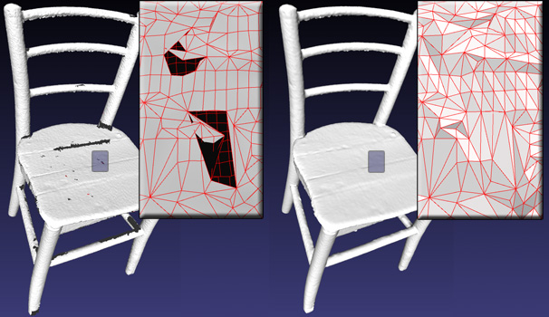 Mesh Repairing Software on the Web